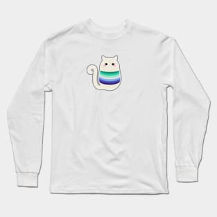 Gay Pride Cat Long Sleeve T-Shirt